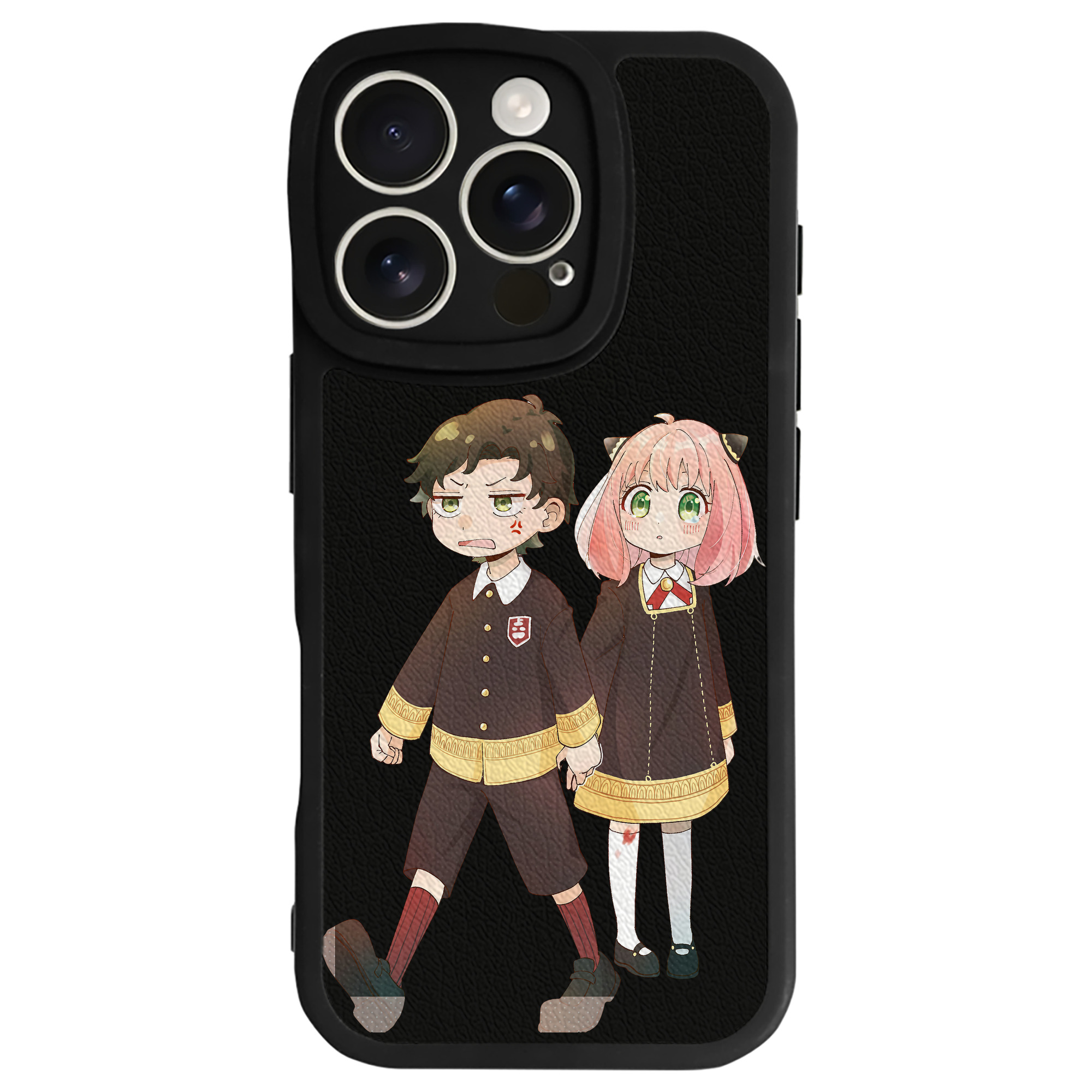 （画像用） SPY×FAMILY间谍家家酒 【iPhone 16シリーズ対応】シリコンスマホケース（レザー調） 材質：シリコン